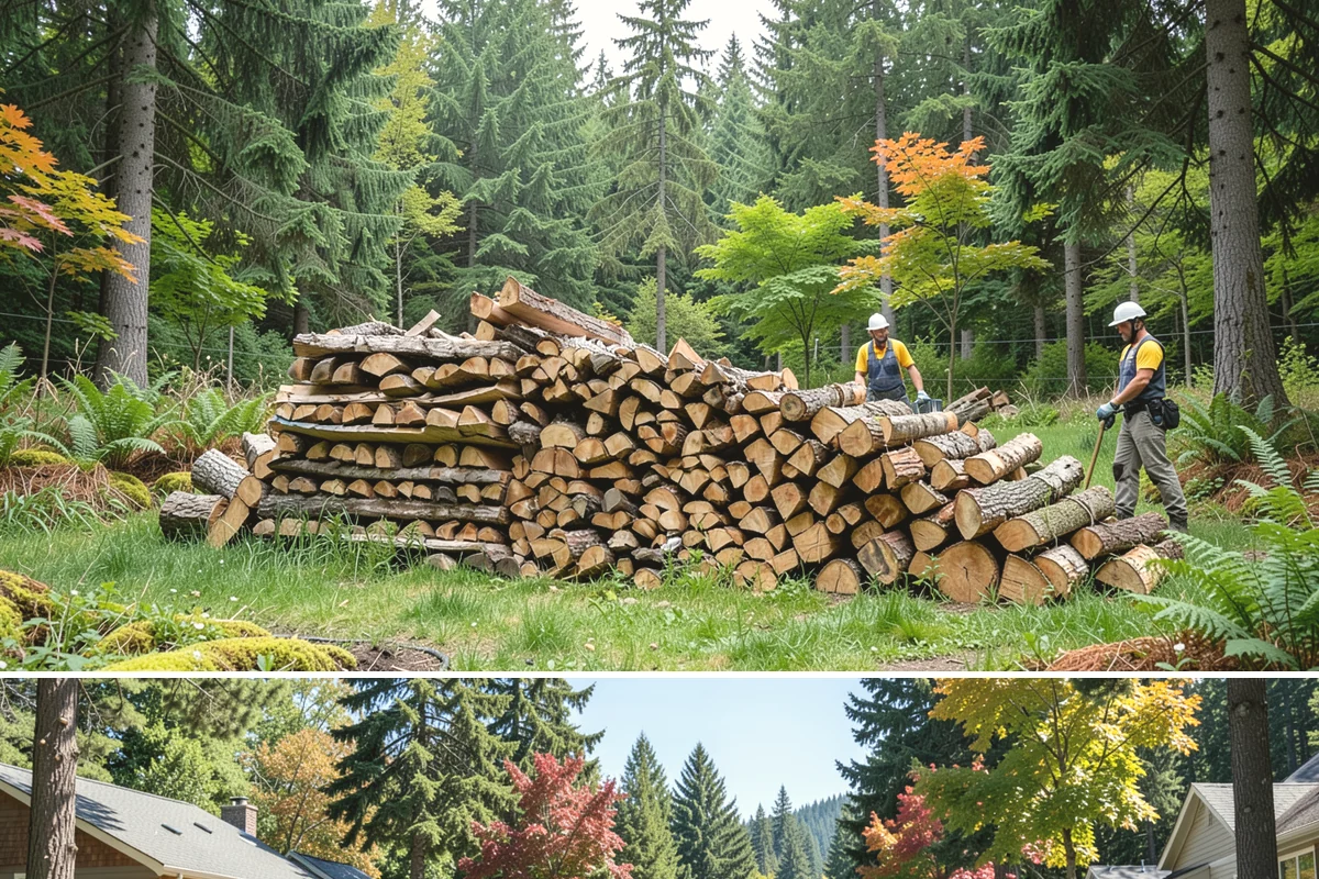 Locally Sourced Firewood in Orting, Pierce County, WA - A good choice in any season, with heightened demand as households stock local supply ahead of winter.