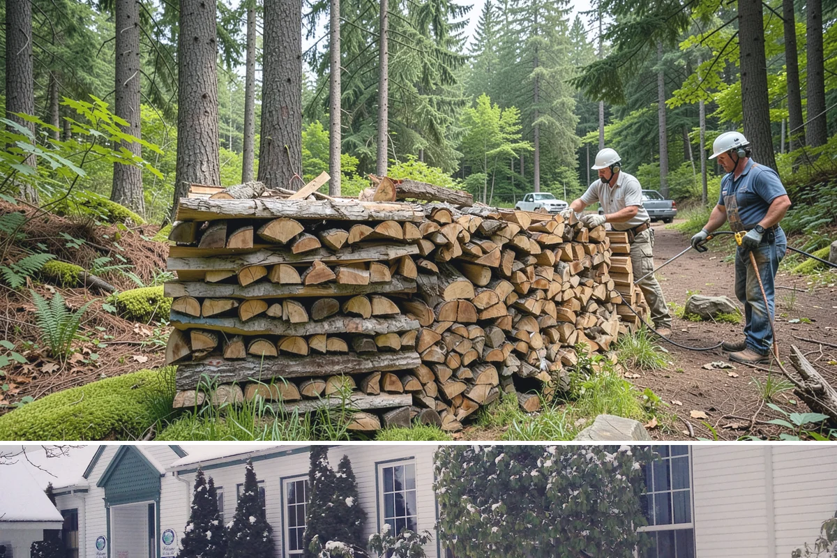 Locally Sourced Firewood in Pacific, King County, WA - A good choice in any season, with heightened demand as households stock local supply ahead of winter.