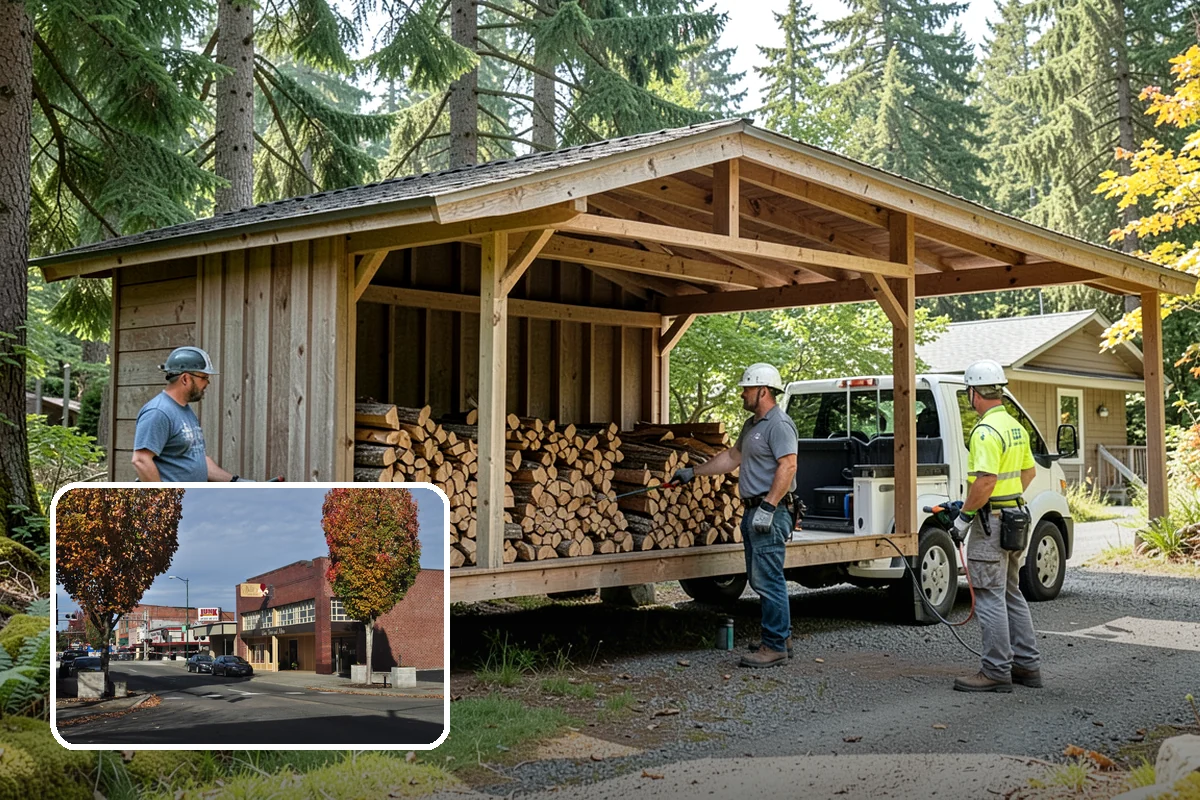 Locally Sourced Firewood in Puyallup, Pierce County, WA - Keeps the supply chain short and regional