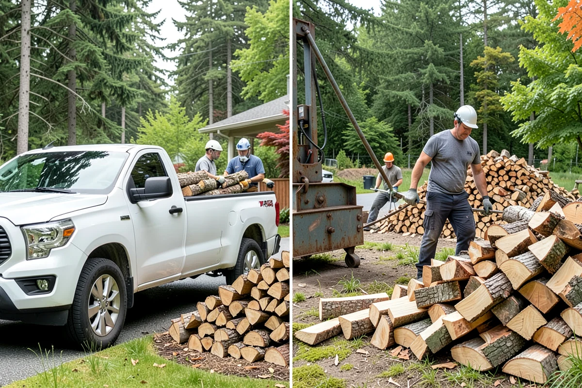 Locally Sourced Firewood in Puyallup, Pierce County, WA - Source wood from nearby regional suppliers