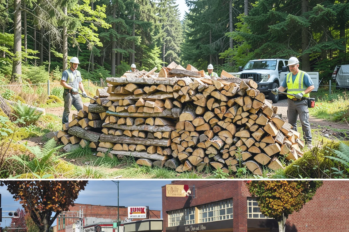 Locally Sourced Firewood in Puyallup, Pierce County, WA - A good choice in any season, with heightened demand as households stock local supply ahead of winter.