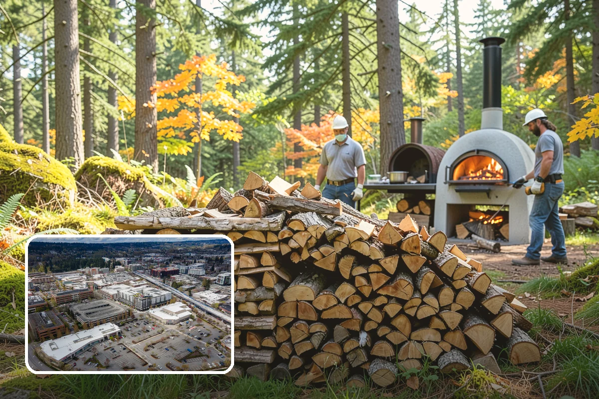 Locally Sourced Firewood in Redmond, King County, WA - Keeps the supply chain short and regional