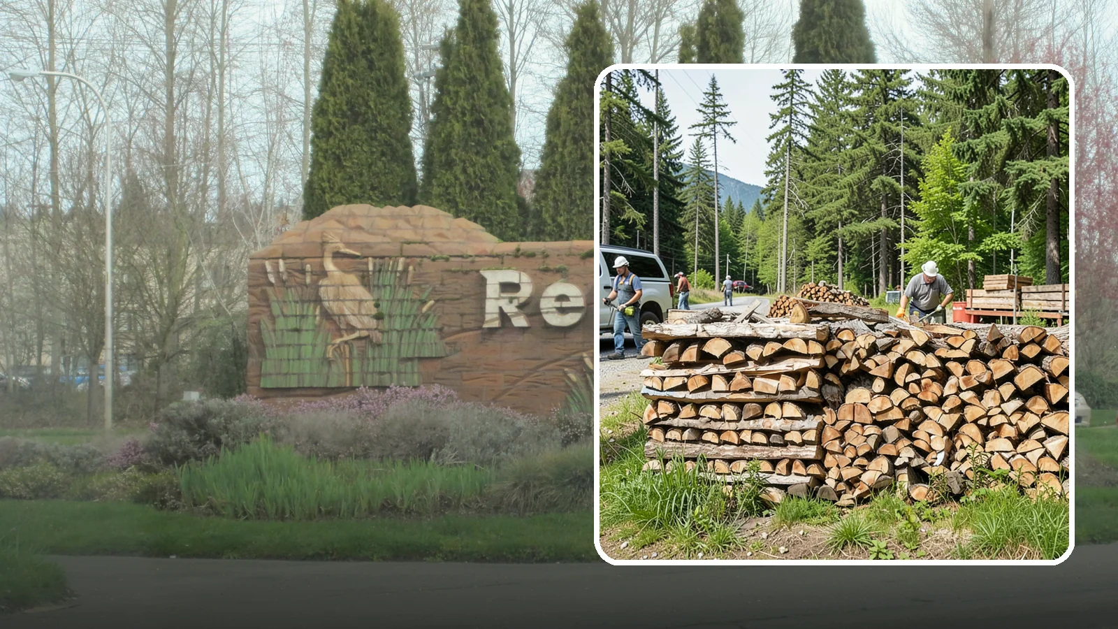 Locally Sourced Firewood in Renton, King County, WA - We supply firewood gathered from right here in the Pacific Northwest, keeping the supply chain short and local.