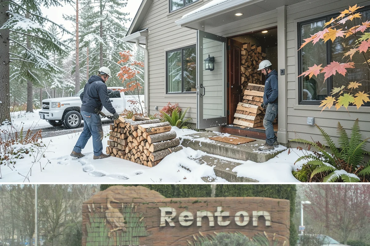 Locally Sourced Firewood in Renton, King County, WA - A good choice in any season, with heightened demand as households stock local supply ahead of winter.