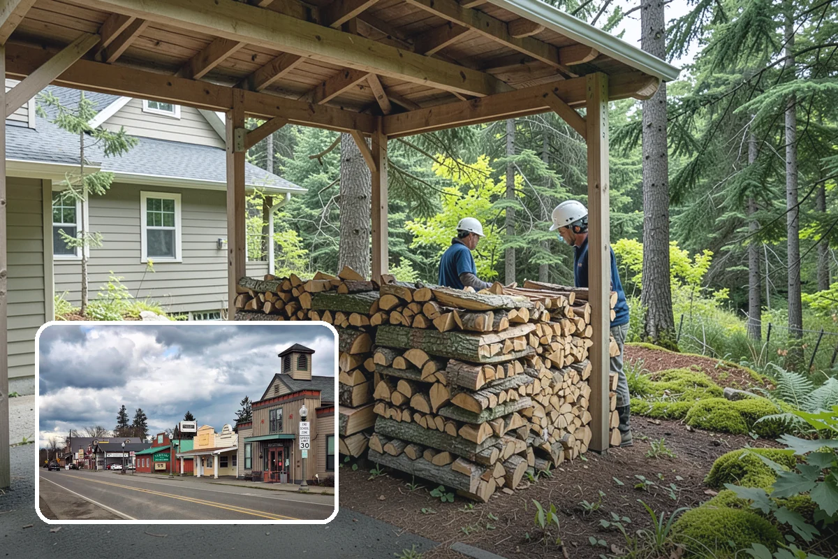 Locally Sourced Firewood in Roy, Pierce County, WA - Keeps the supply chain short and regional