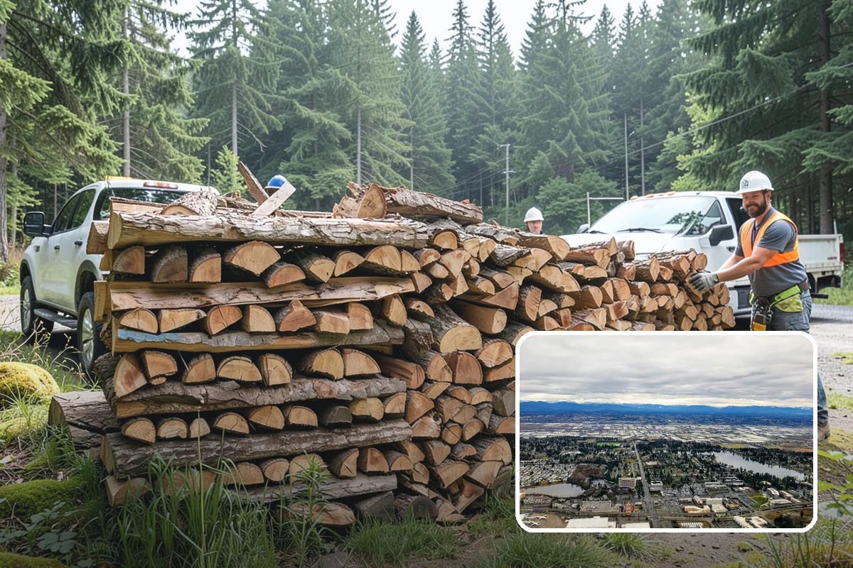 Locally Sourced Firewood in SeaTac, WA - Keeps the supply chain short and regional