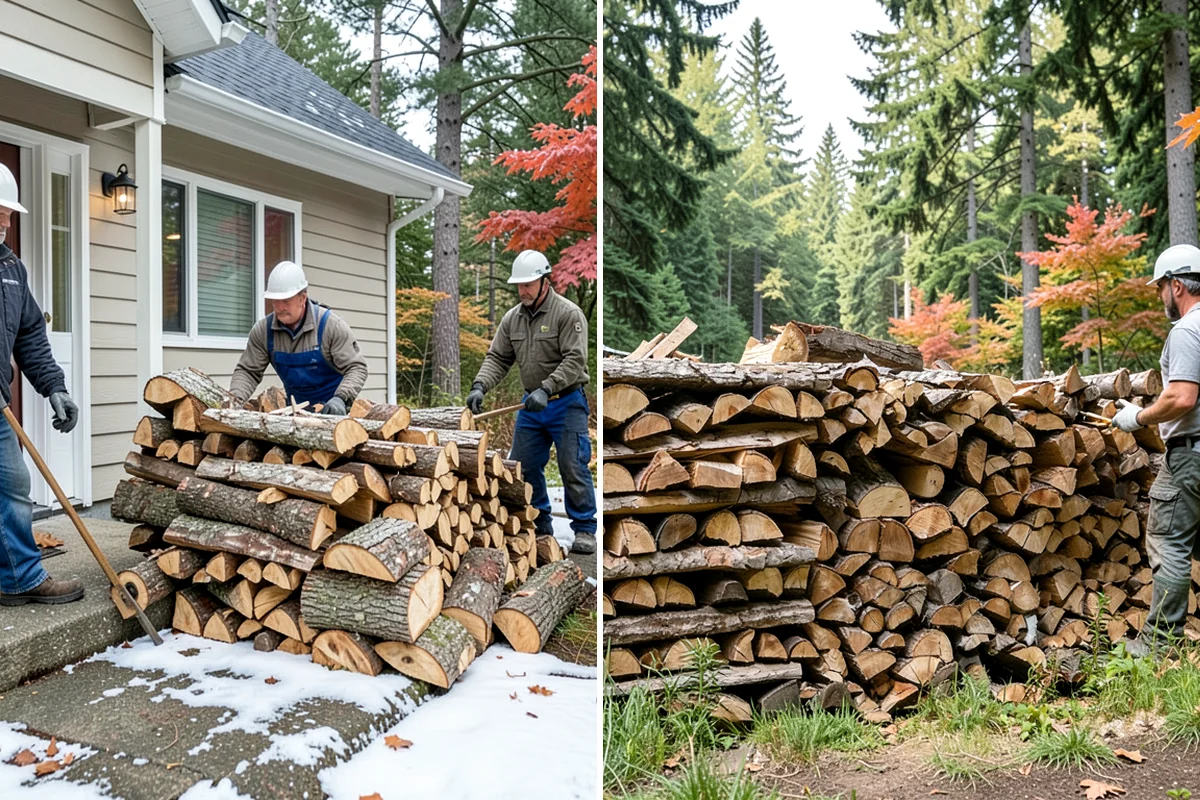Locally Sourced Firewood in Seattle, King County, WA - Source wood from nearby regional suppliers