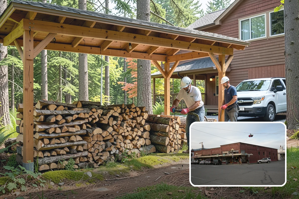 Locally Sourced Firewood in Sedro-Woolley, Skagit County, WA - Keeps the supply chain short and regional