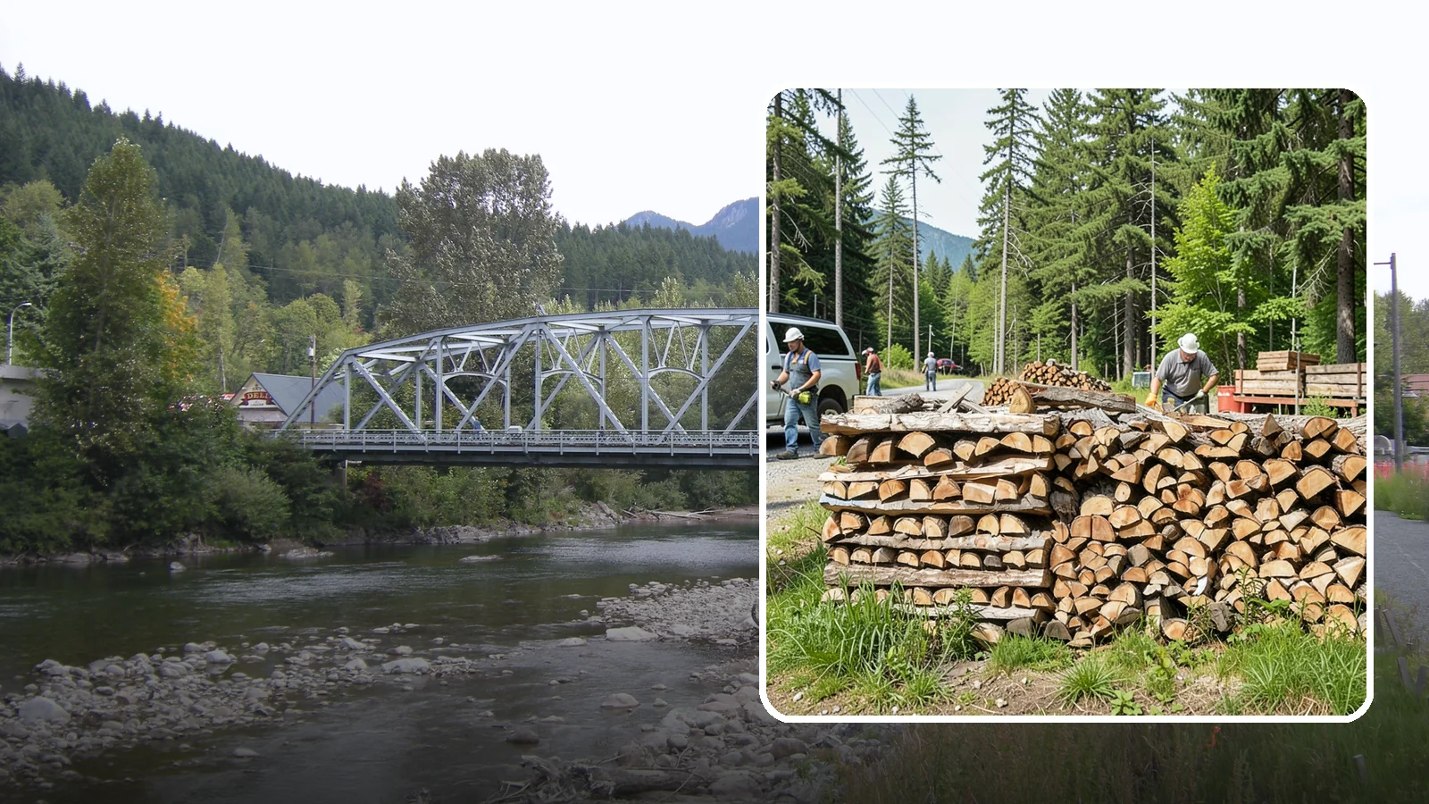 Locally Sourced Firewood in Skykomish, King County, WA - We supply firewood gathered from right here in the Pacific Northwest, keeping the supply chain short and local.