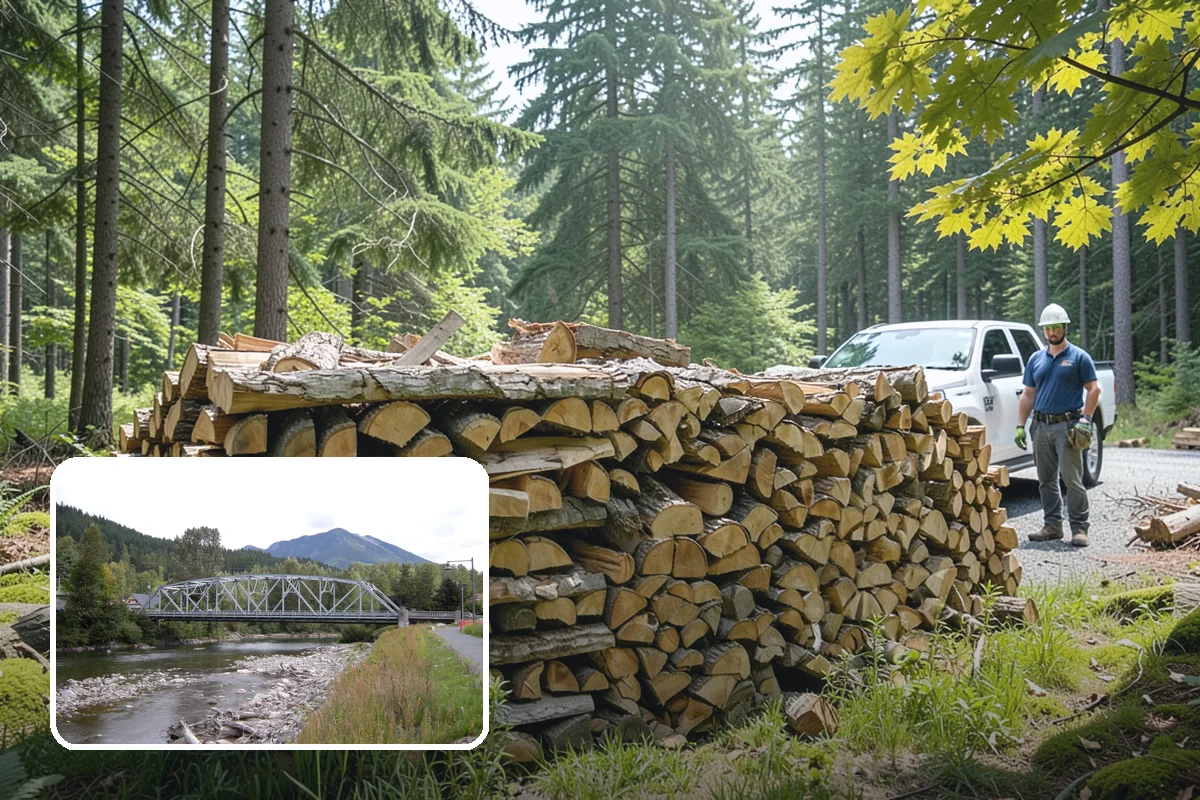 Locally Sourced Firewood in Skykomish, King County, WA - Keeps the supply chain short and regional