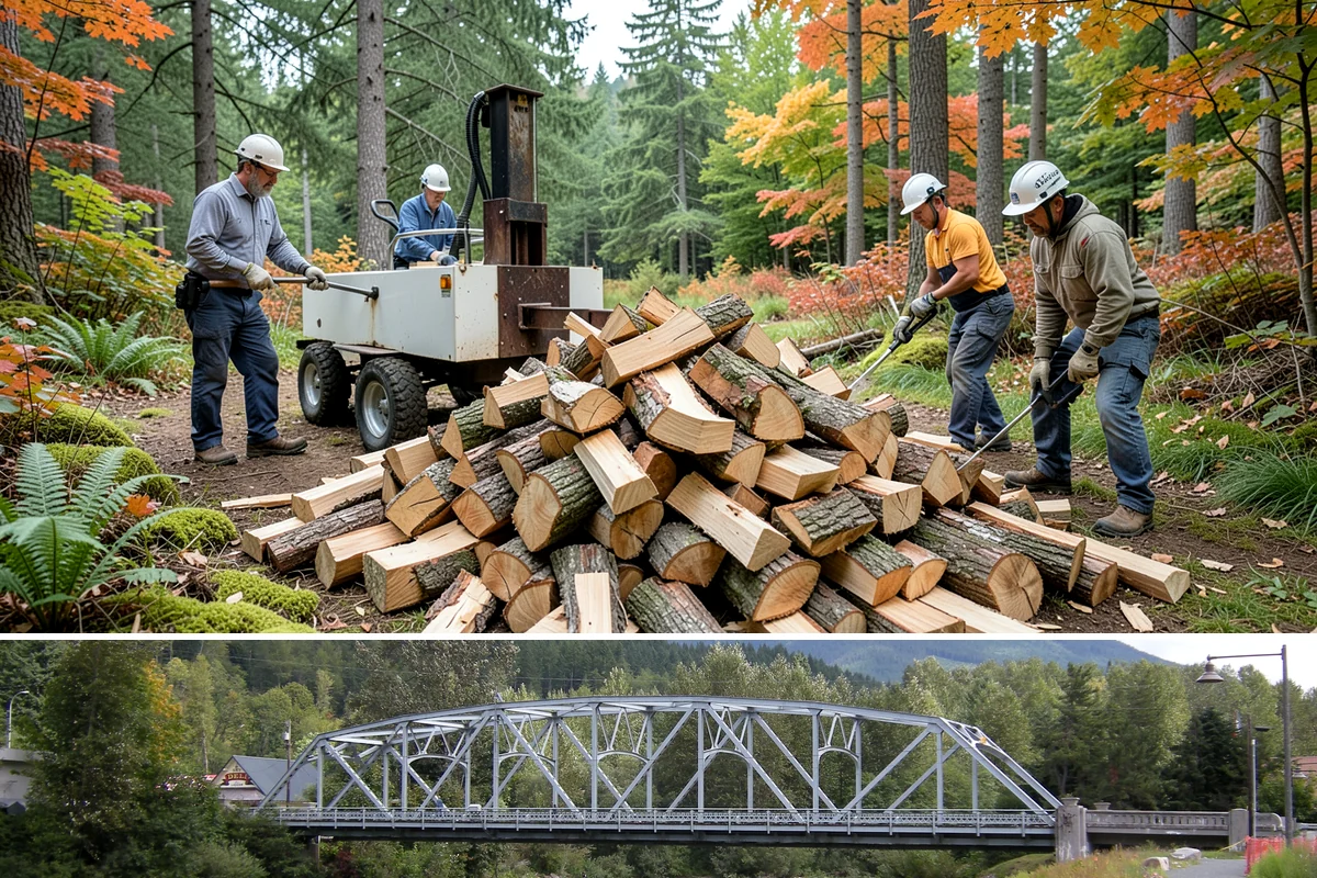 Locally Sourced Firewood in Skykomish, King County, WA - A good choice in any season, with heightened demand as households stock local supply ahead of winter.