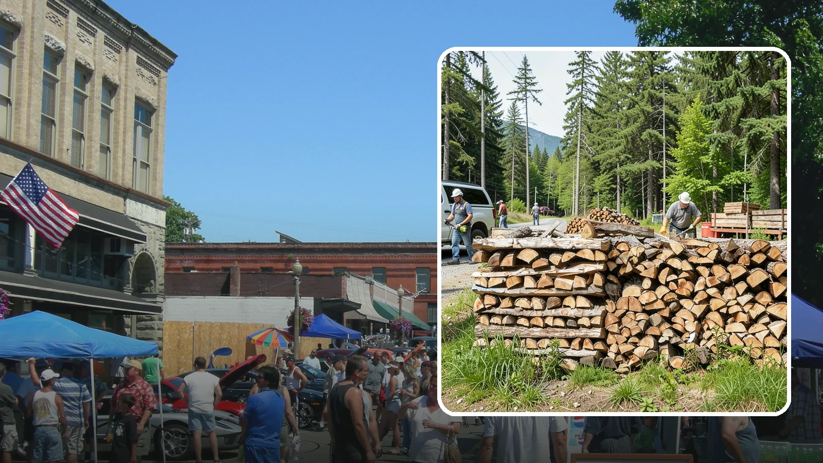 Locally Sourced Firewood in Snohomish, Snohomish County, WA - We supply firewood gathered from right here in the Pacific Northwest, keeping the supply chain short and local.
