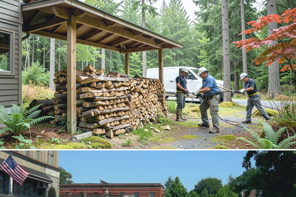 Locally Sourced Firewood in Snohomish, Snohomish County, WA - A good choice in any season, with heightened demand as households stock local supply ahead of winter.