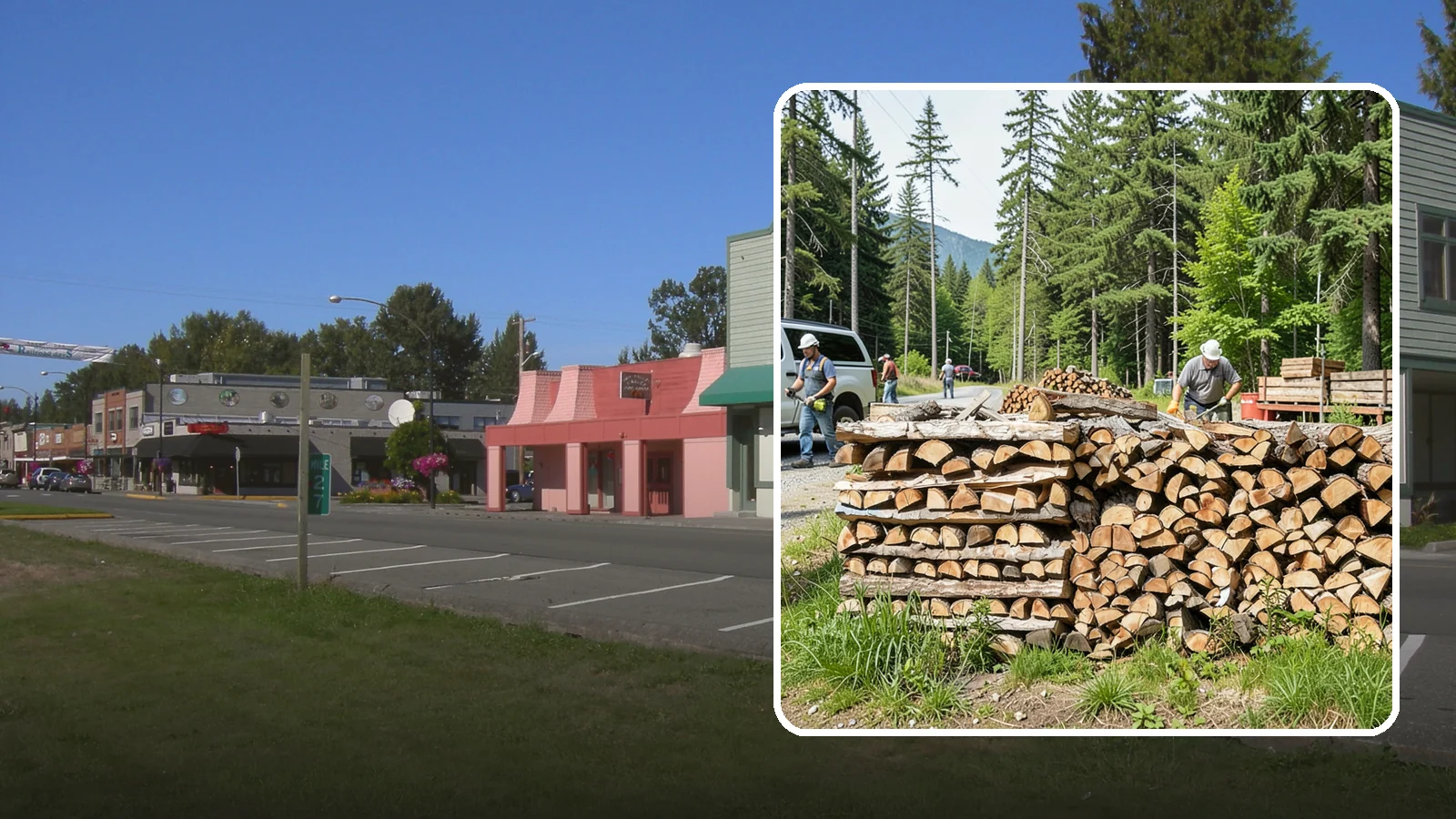 Locally Sourced Firewood in Snoqualmie, King County, WA - We supply firewood gathered from right here in the Pacific Northwest, keeping the supply chain short and local.
