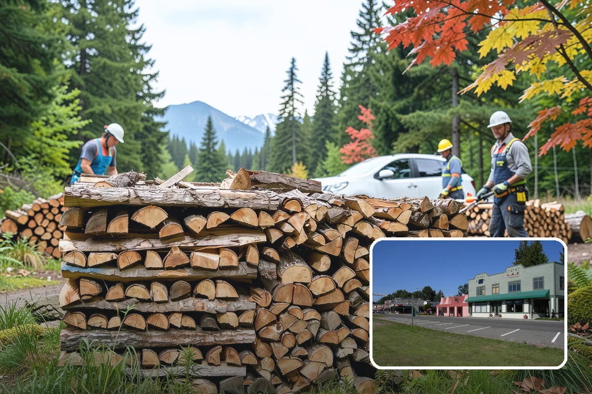 Locally Sourced Firewood in Snoqualmie, King County, WA - Keeps the supply chain short and regional