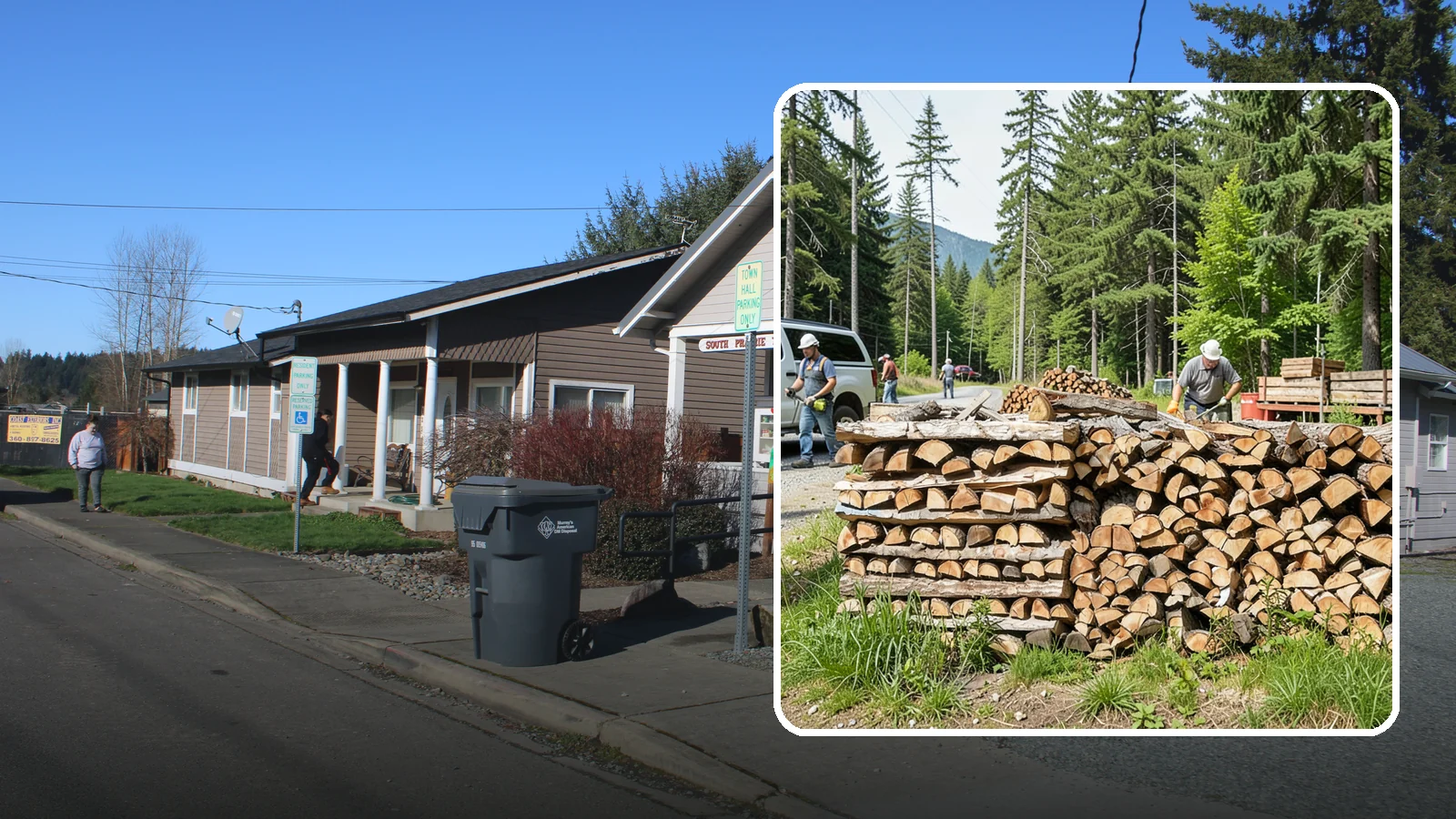 Locally Sourced Firewood in South Prairie, Pierce County, WA - We supply firewood gathered from right here in the Pacific Northwest, keeping the supply chain short and local.