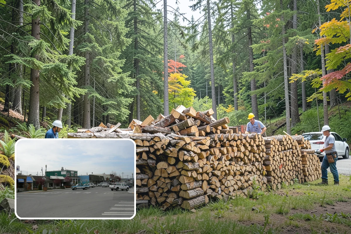 Locally Sourced Firewood in Stanwood, Snohomish County, WA - Keeps the supply chain short and regional