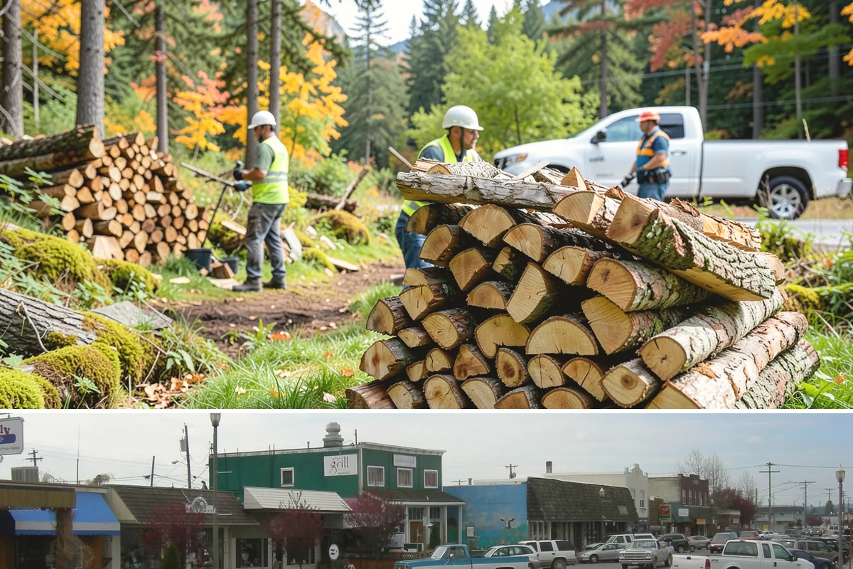 Locally Sourced Firewood in Stanwood, Snohomish County, WA - A good choice in any season, with heightened demand as households stock local supply ahead of winter.