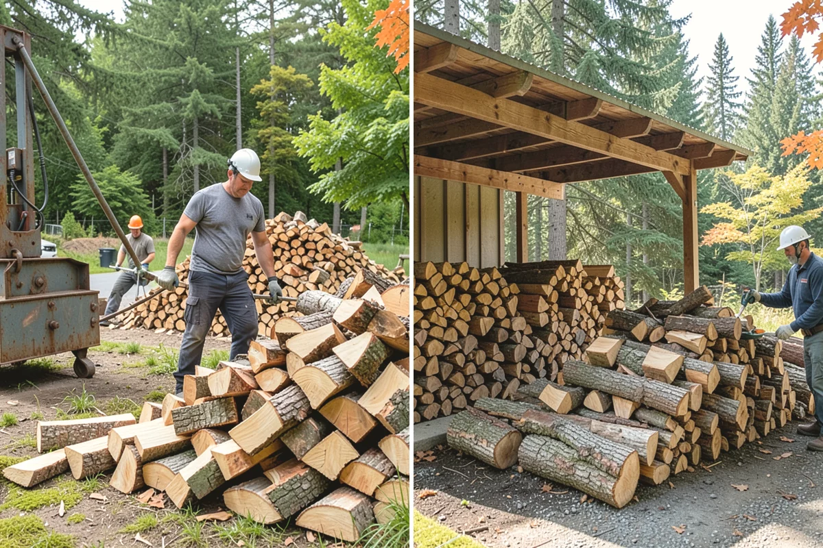 Locally Sourced Firewood in Steilacoom, Pierce County, WA - Source wood from nearby regional suppliers
