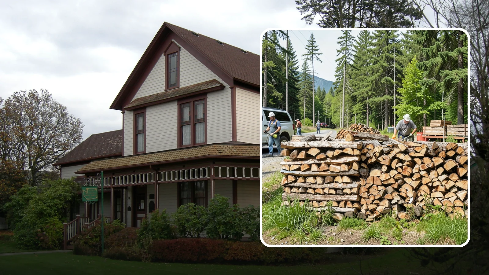 Locally Sourced Firewood in Sumner, Pierce County, WA - We supply firewood gathered from right here in the Pacific Northwest, keeping the supply chain short and local.