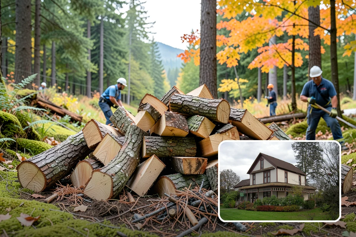 Locally Sourced Firewood in Sumner, Pierce County, WA - Keeps the supply chain short and regional