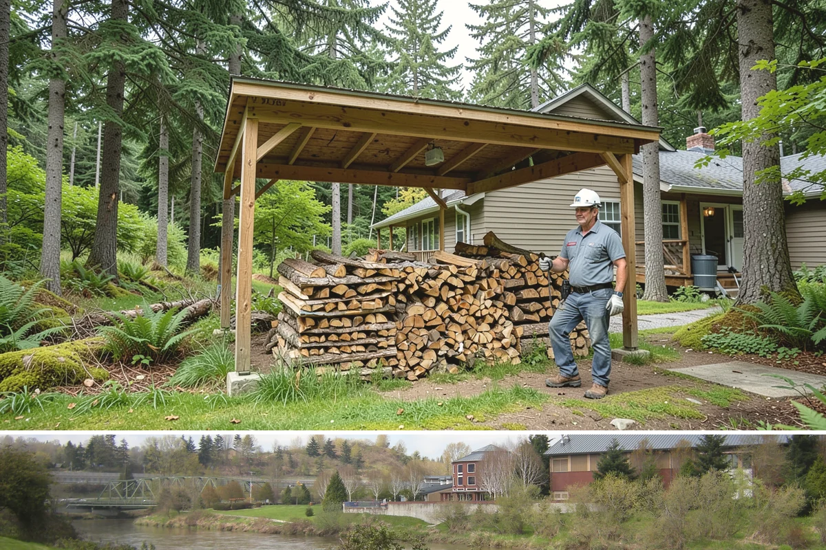 Locally Sourced Firewood in Tukwila, King County, WA - A good choice in any season, with heightened demand as households stock local supply ahead of winter.