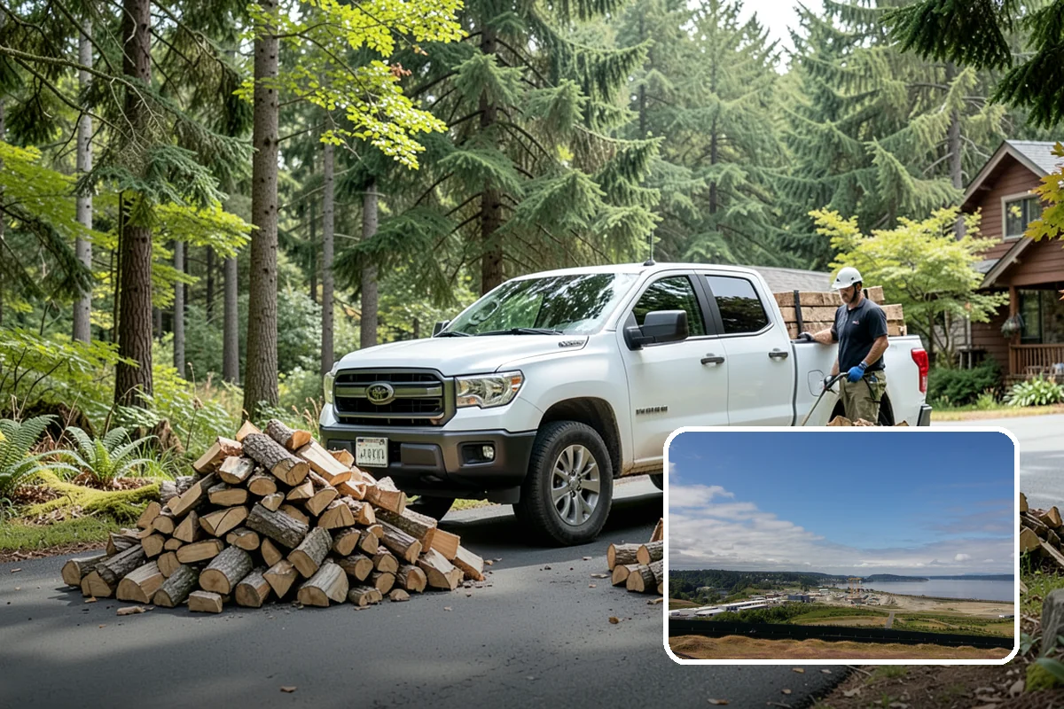 Locally Sourced Firewood in University Place, Pierce County, WA - Keeps the supply chain short and regional