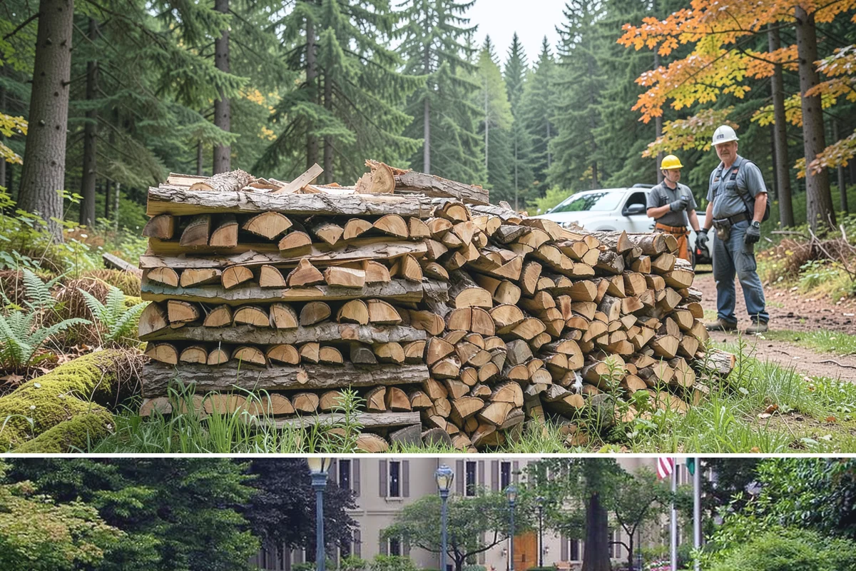 Locally Sourced Firewood in Woodinville, King County, WA - A good choice in any season, with heightened demand as households stock local supply ahead of winter.