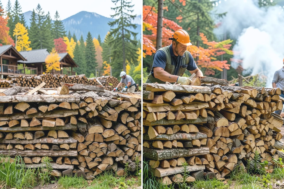 Log Bucking Service in Beaux Arts Village, King County, WA - Measure and confirm your target round length