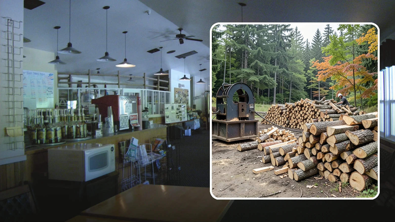 Log Bucking Service in Black Diamond, King County, WA - We cut your long logs down to firewood-length rounds, sized for splitting, stacking, and your stove or fireplace.