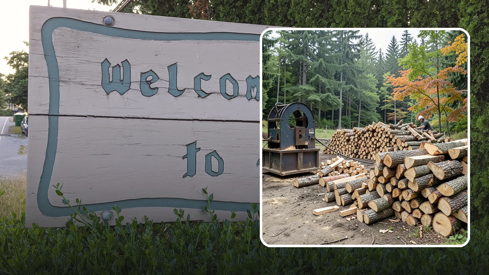 Log Bucking Service in Brier, Snohomish County, WA - We cut your long logs down to firewood-length rounds, sized for splitting, stacking, and your stove or fireplace.