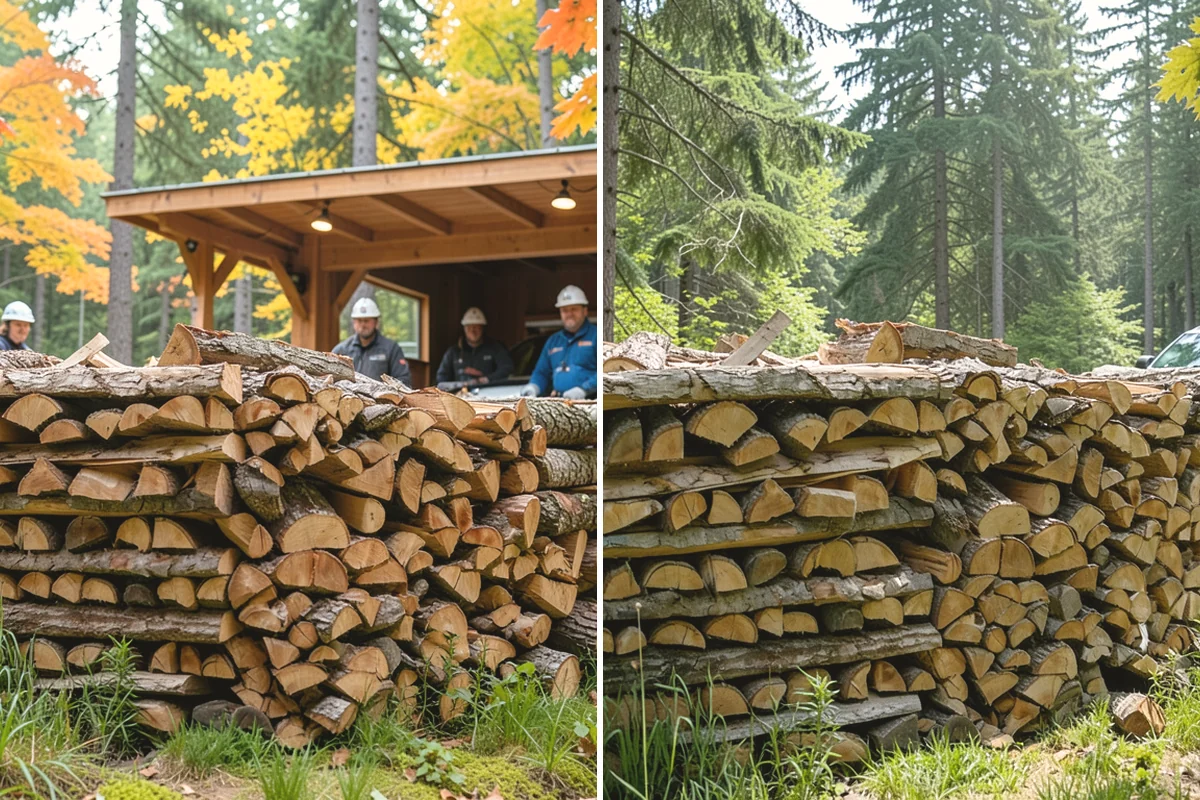 Log Bucking Service in Carbonado, Pierce County, WA - Measure and confirm your target round length