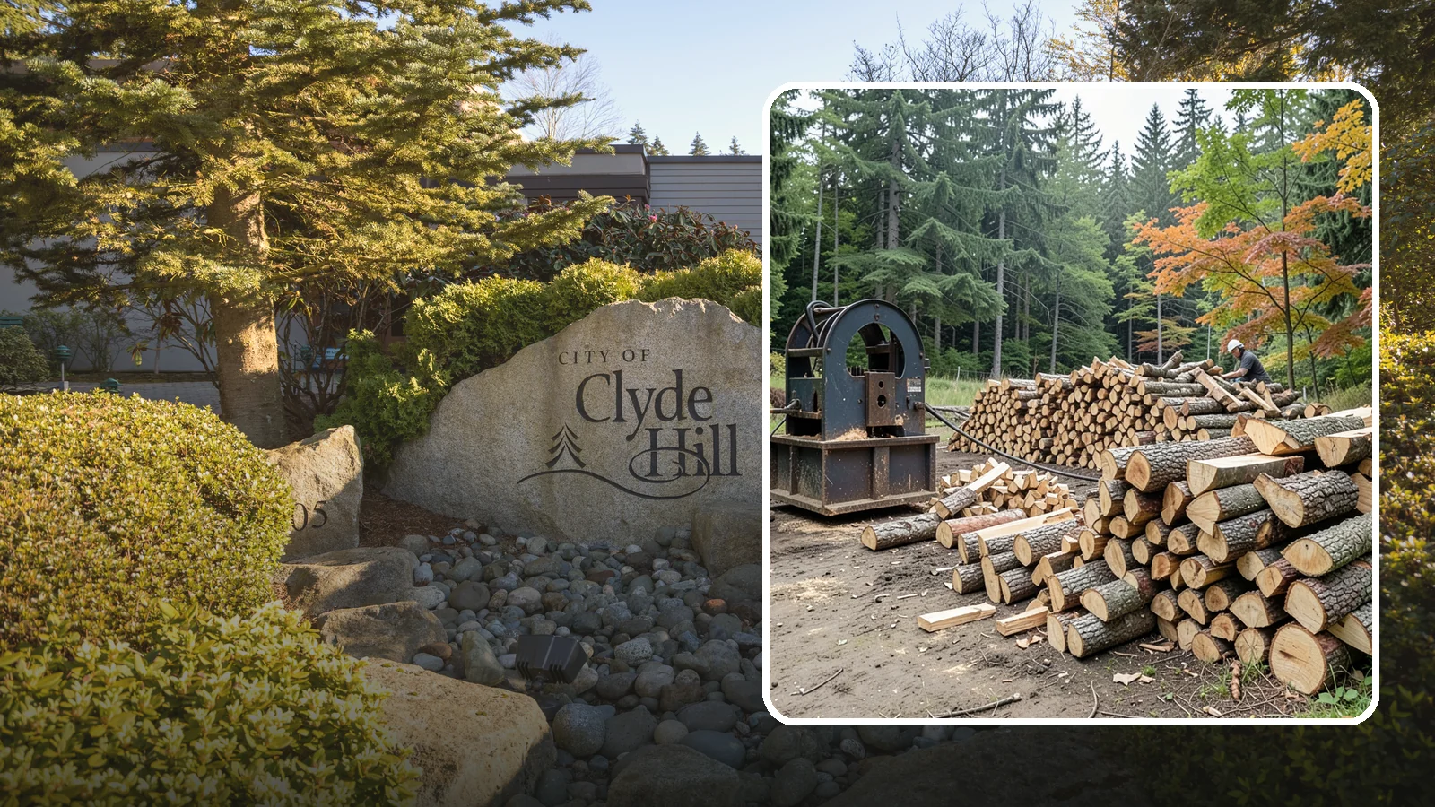 Log Bucking Service in Clyde Hill, King County, WA - We cut your long logs down to firewood-length rounds, sized for splitting, stacking, and your stove or fireplace.