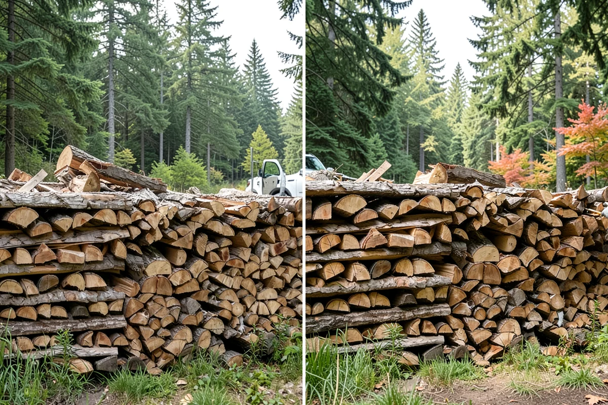 Log Bucking Service in Gig Harbor, Pierce County, WA - Measure and confirm your target round length