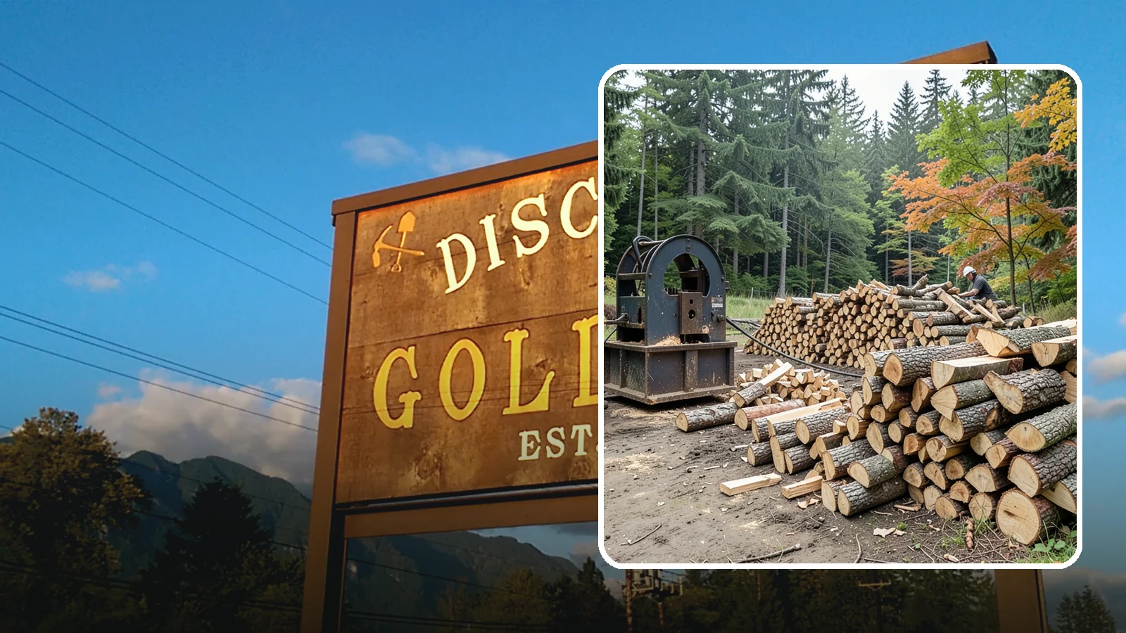 Log Bucking Service in Gold Bar, Snohomish County, WA - We cut your long logs down to firewood-length rounds, sized for splitting, stacking, and your stove or fireplace.
