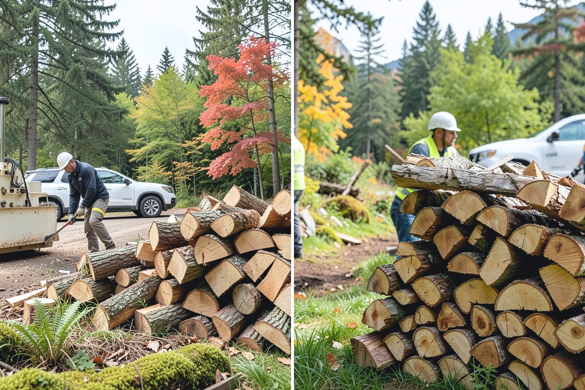 Log Bucking Service in Granite Falls, Snohomish County, WA - Measure and confirm your target round length