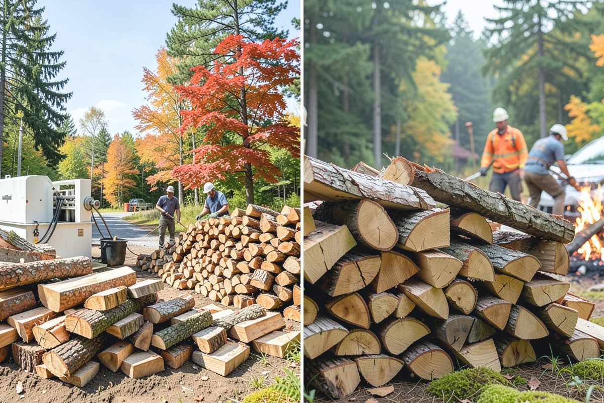 Log Bucking Service in Hamilton, Skagit County, WA - Measure and confirm your target round length