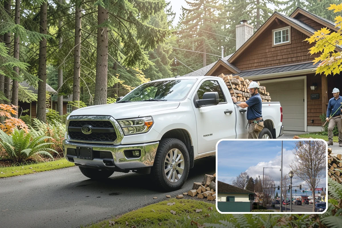 Log Bucking Service in Marysville, Snohomish County, WA - Cuts long logs into workable firewood rounds