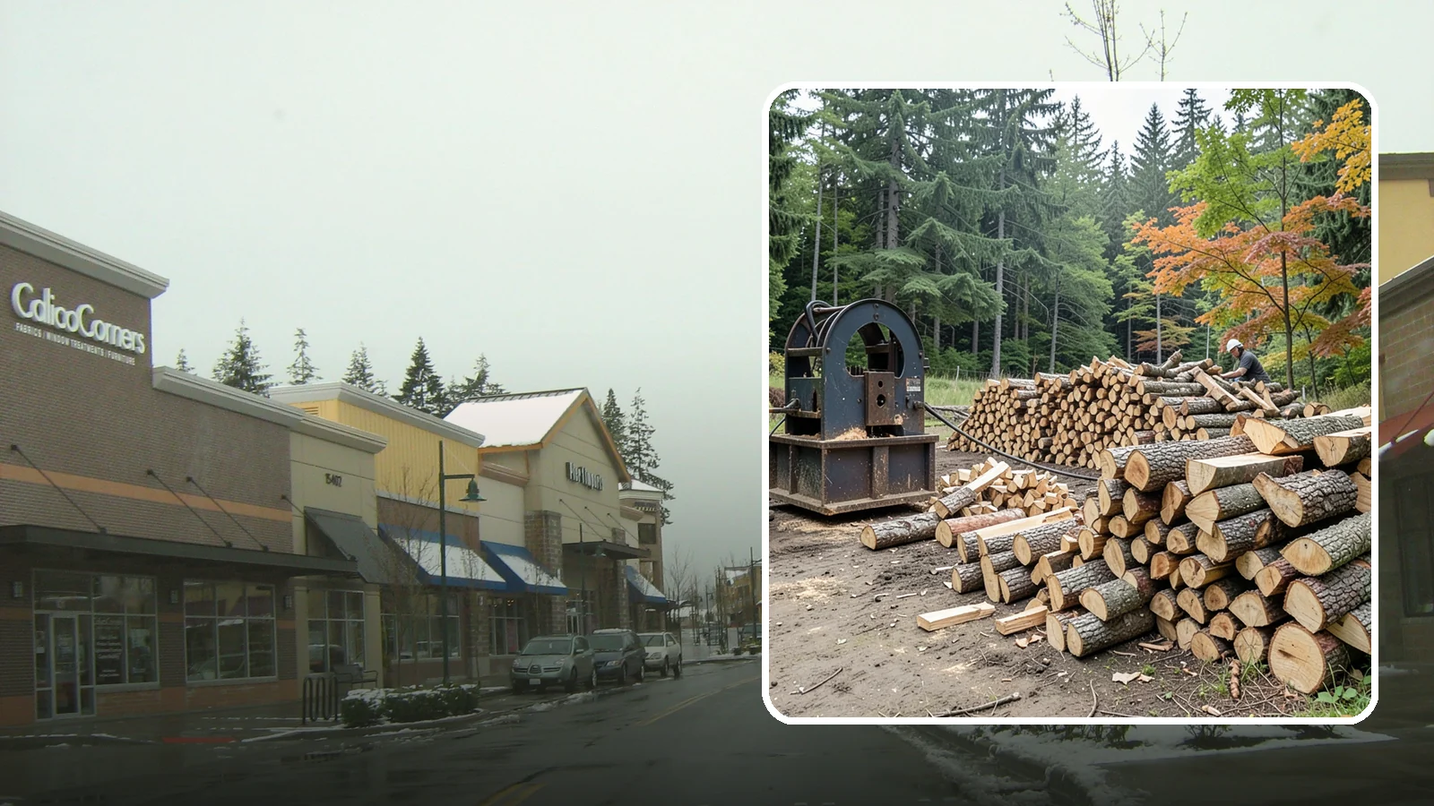 Log Bucking Service in Mill Creek, Snohomish County, WA - We cut your long logs down to firewood-length rounds, sized for splitting, stacking, and your stove or fireplace.