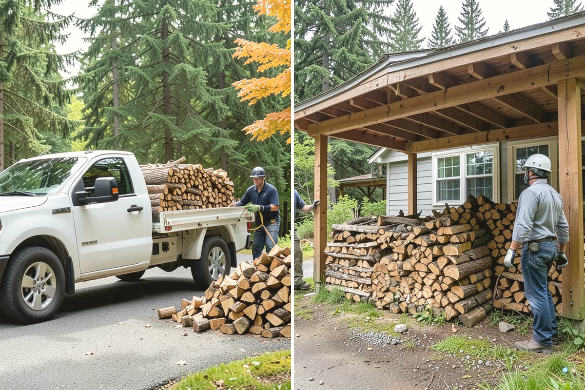 Log Bucking Service in North Bend, King County, WA - Measure and confirm your target round length