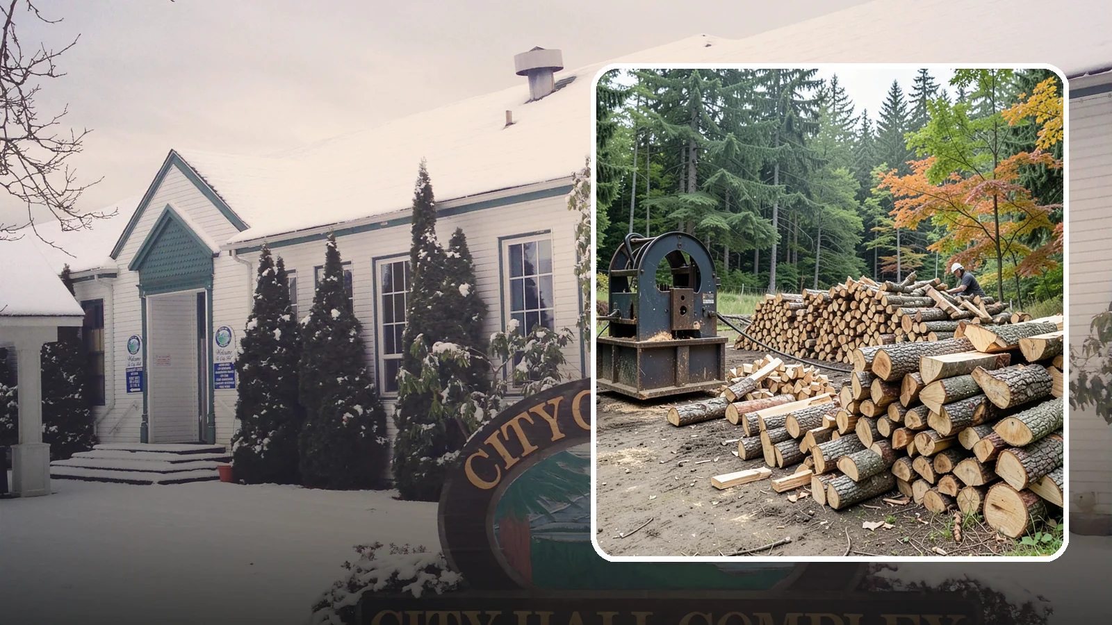 Log Bucking Service in Pacific, King County, WA - We cut your long logs down to firewood-length rounds, sized for splitting, stacking, and your stove or fireplace.