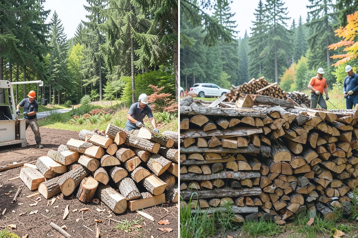 Log Bucking Service in Skykomish, King County, WA - Measure and confirm your target round length