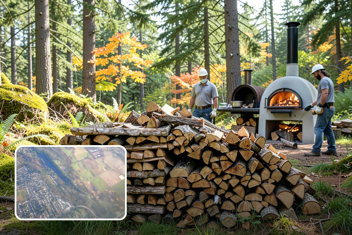 Log Bucking in Algona, King County, WA - Consistent, stove-friendly round lengths