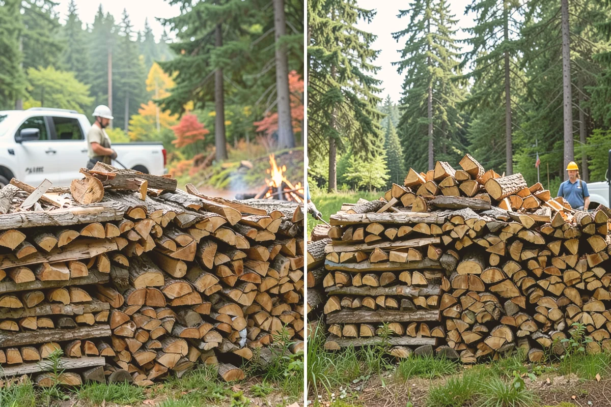 Log Bucking in Algona, King County, WA - We confirm your preferred round length