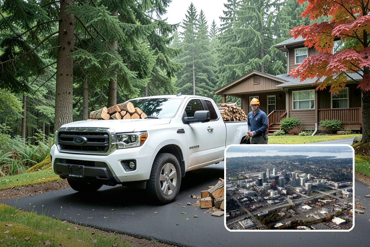 Log Bucking in Bellevue, King County, WA - Consistent, stove-friendly round lengths