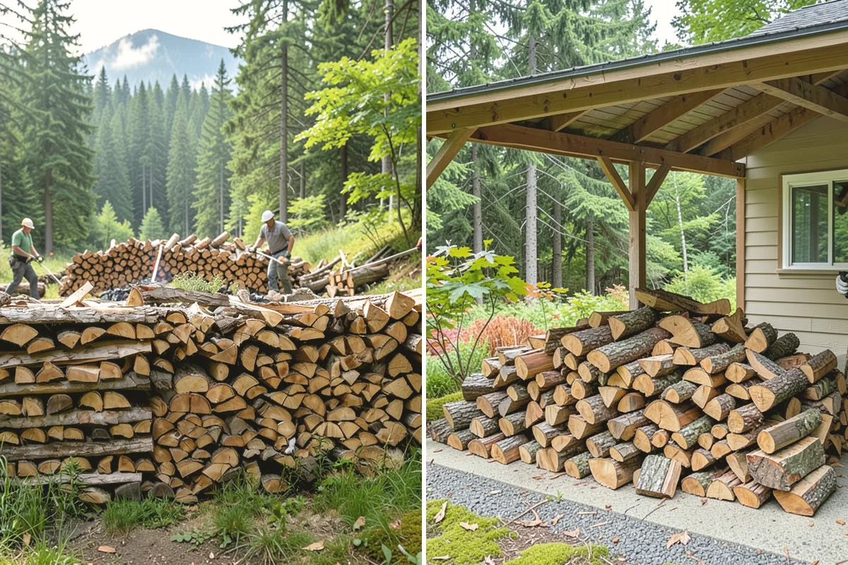 Log Bucking in Black Diamond, King County, WA - We confirm your preferred round length