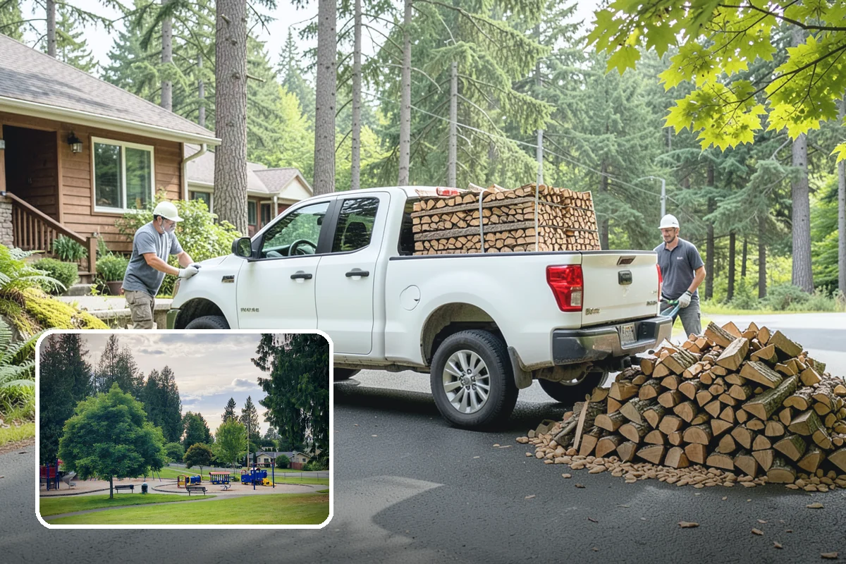 Log Bucking in Bonney Lake, Pierce County, WA - Consistent, stove-friendly round lengths