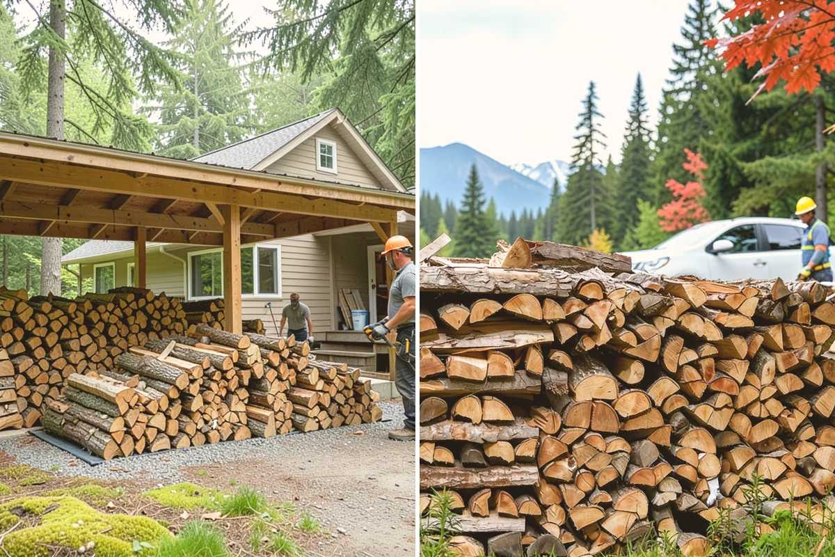 Log Bucking in Bothell, King County, WA - We confirm your preferred round length