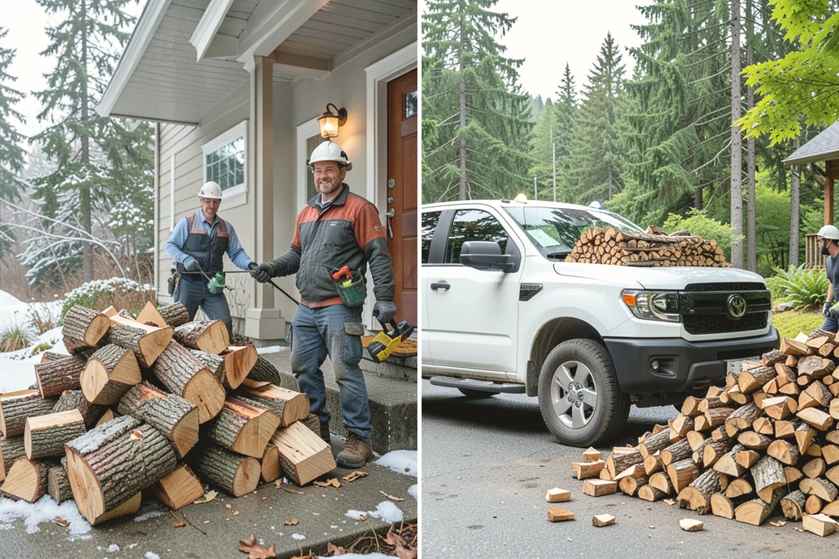 Log Bucking in Burien, King County, WA - We confirm your preferred round length