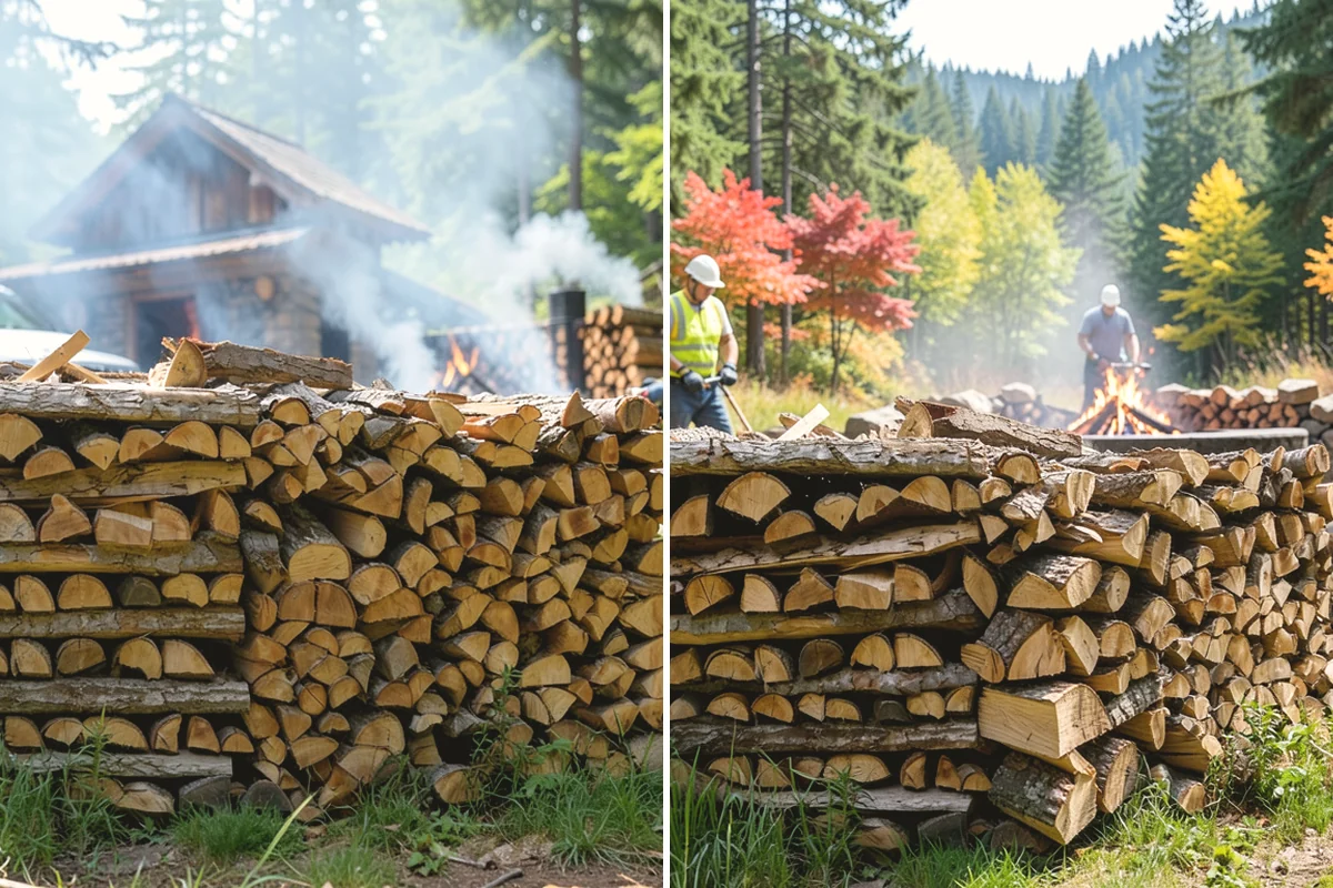 Log Bucking in Carnation, King County, WA - We confirm your preferred round length